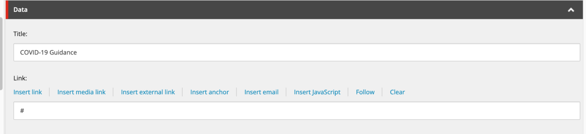Sitecore link field