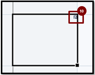 A close-up of a white square

Description automatically generated