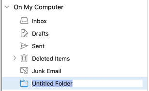 Create untitle new folder