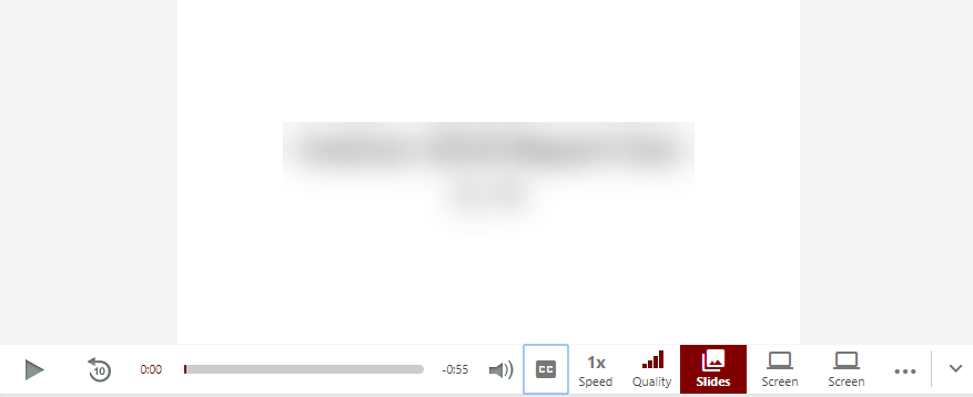 Slides Stream Selected