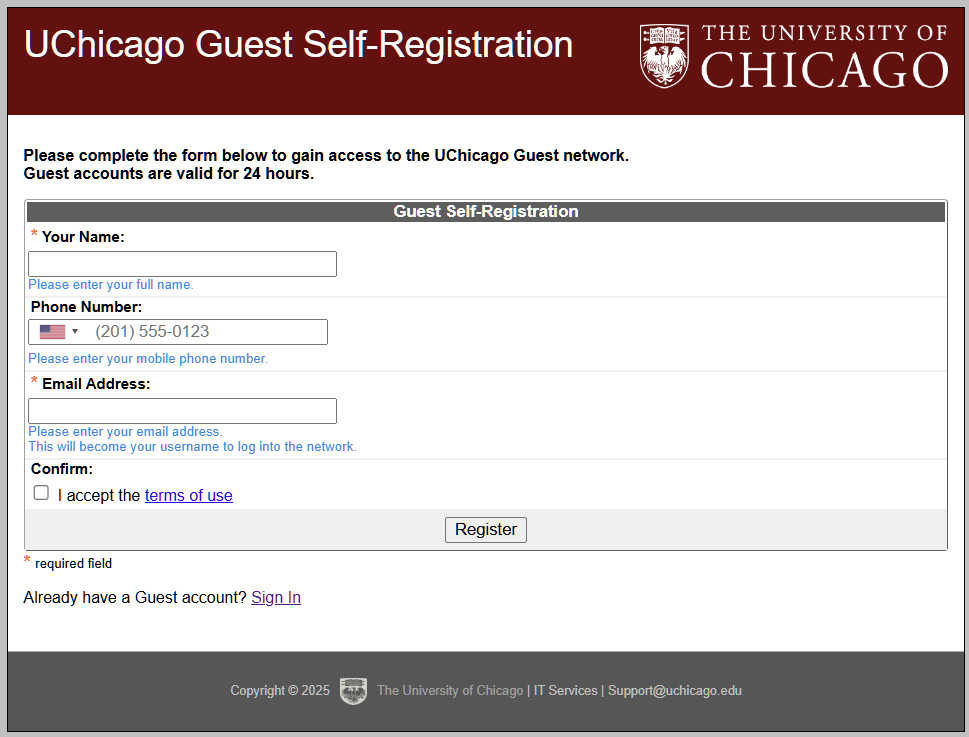 A screenshot of a registration formAI-generated content may be incorrect., Picture