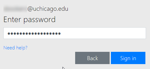 Enter Password Option