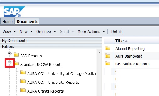 IT Knowledge - Locate BI Launch Pad Documents - IT Service Portal