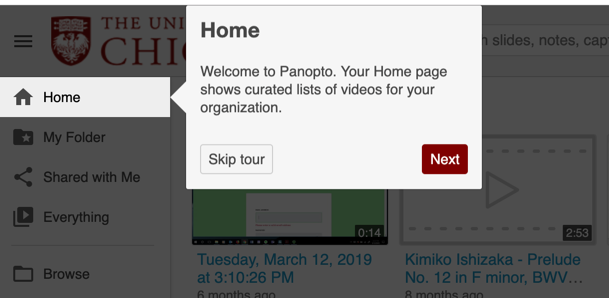IT Knowledge - Panopto Documentation for Non-Canvas Users