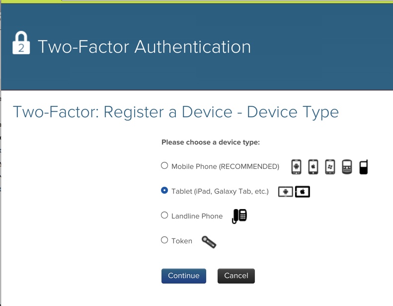 Register your tablet