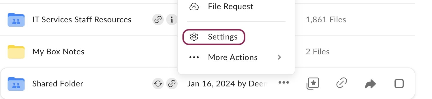 more actions options to take on files using right-mouse click