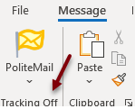 Turn Tracking Off OPolitemail Flag Tracking Option with Tracking Off