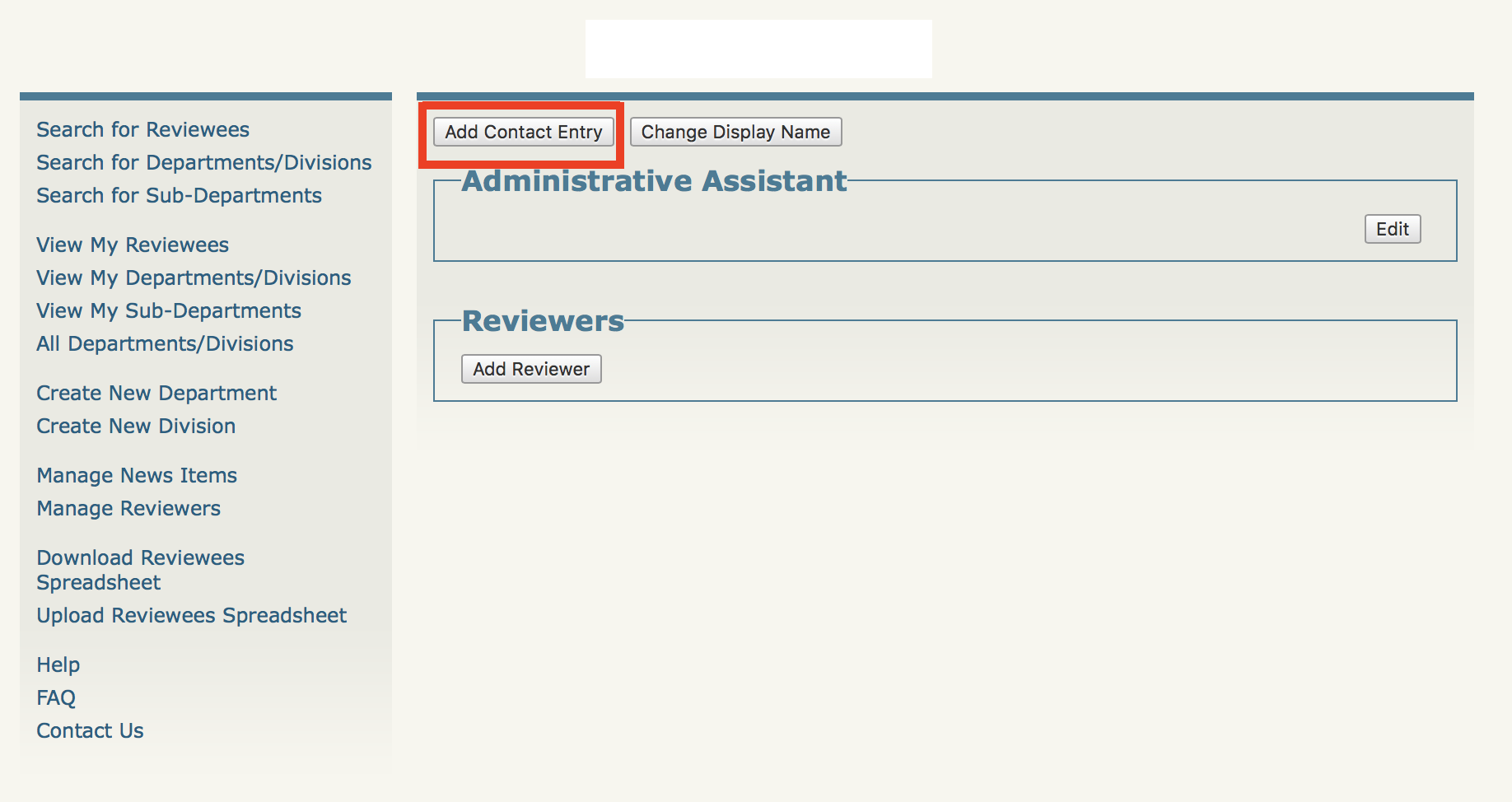Add Contact Entry