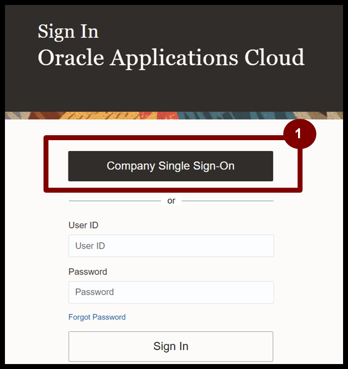 A screen shot of a login

Description automatically generated