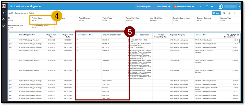 Financial Services and Budget - Managing Encumbrances - Services Portal