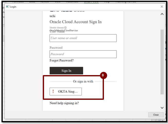A screenshot of a login page

Description automatically generated
