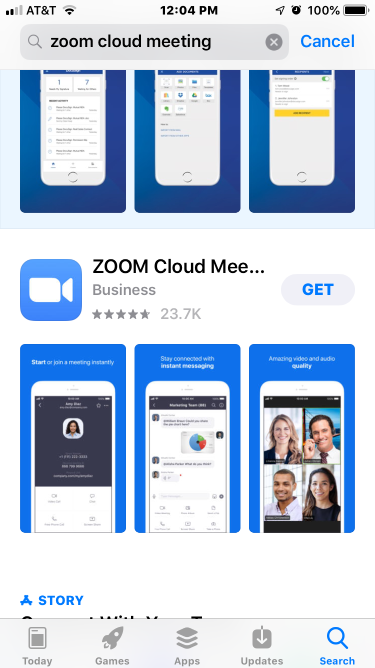 IT Knowledge - Zoom Cloud Mobile Apps Installation Guide - Services Portal