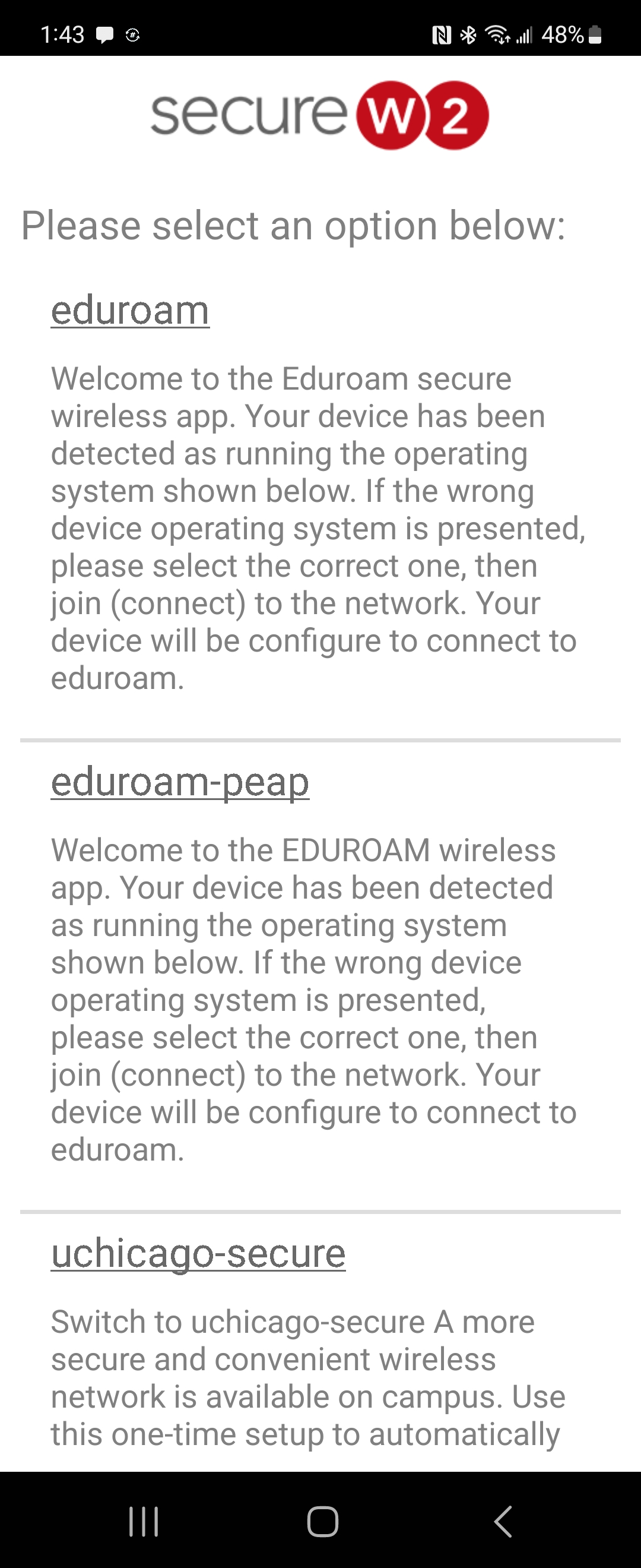 Wireless Network Options