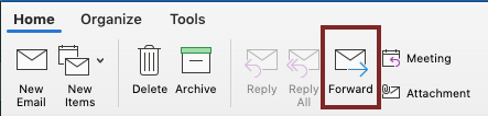 Forward Email Option