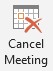 Cancel Meeting in Outlook