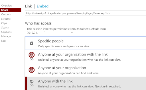 Anyone with the link