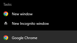 New Incognito window