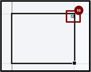 A close-up of a white square

Description automatically generated