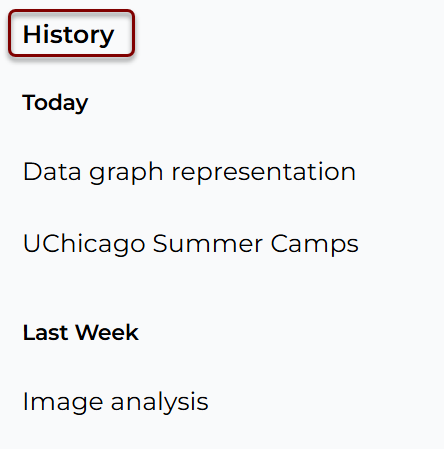 PhoenixAI History in sidebar PhoenixAI History in sidebar