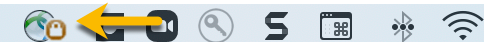 AnyConnect icon on the title bar