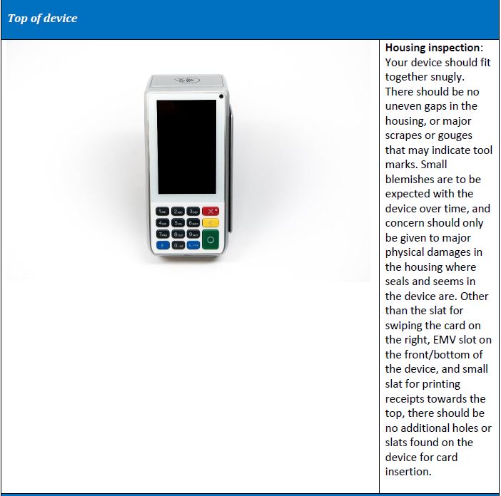 Merchant & Cashiering Services PointofSale Terminal Physical