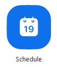 Schedule meeting button