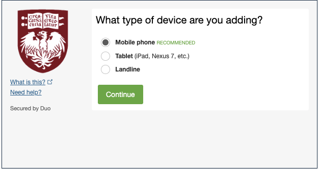 2FA Device Registration