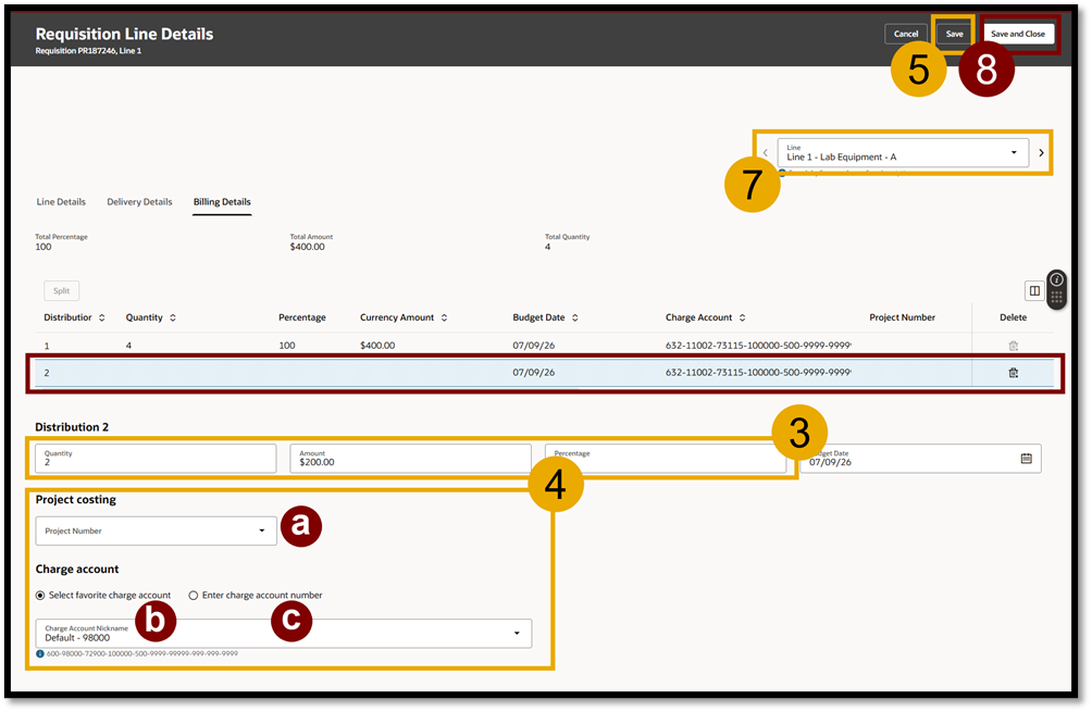 Financial Services and Budget - Creating a Split Distribution in Oracle ...